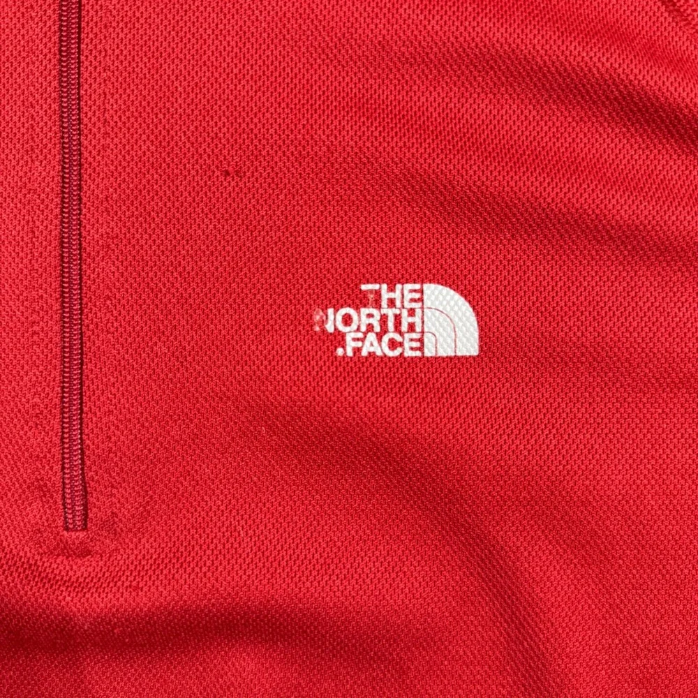 The North Face Flight Series Mens Red Quarter Zip Pullover Performance Top Large